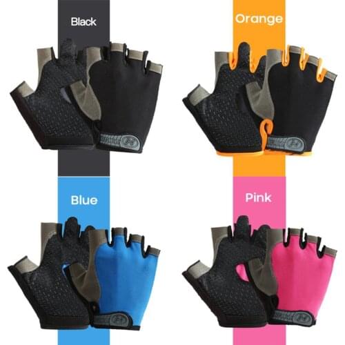 Anti-slip Breathable Cycling Gloves Men Women Fingerless Sport Gloves For Bicycle Riding Gloves Motorcycle Gloves Bike Equipment