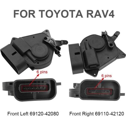 New Door Lock Actuator Car Accessories Front Left Right 69120-42080 69110-42120 6912042080 6911042120 For Toyota RAV4 2001-2005