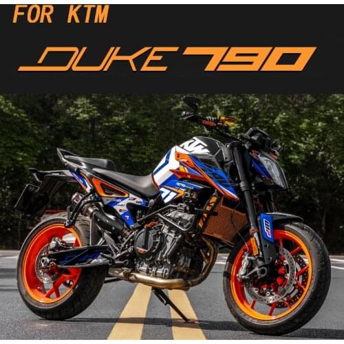 Full set of Graphics Decals Kits Customized Backgrounds Street Bike Stickers For KTM DUKE 790 Motorcycle accessories stickers
