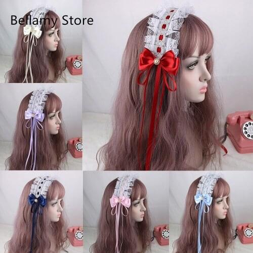 Lolita hairband Japanese soft girl lace sweet KC headdress hair accessories maid daily style