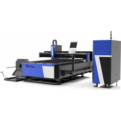 Precision 1530 Metal Tube Sheet 3kw Fiber Laser Cutting Machine with Rotary