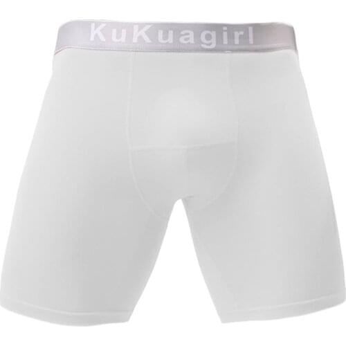 Five-point Mens Underwear Sports Boxer Briefs Boxer to L Briefs Cotton Breathable 5XL Size D8G6