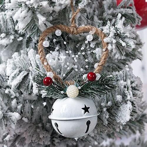 Retro Bells Christmas Decorations Bells Pendant Iron Christmas Bell Doorknob Decoration Christmas Tree Ornaments