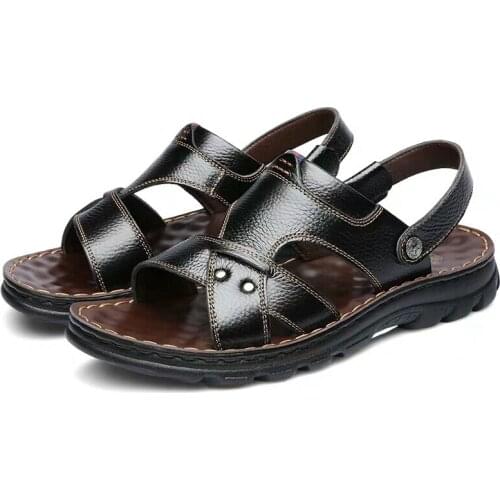 New Fashion Trend Man Sandals Summer Casual Beach Slippers and Slippers Non-Slip Comfortable Outdoor High Quality Man Sandals