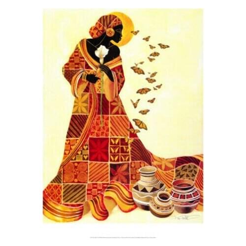 SOULS FLIGHT Art print Silk poster Home Wall Decor