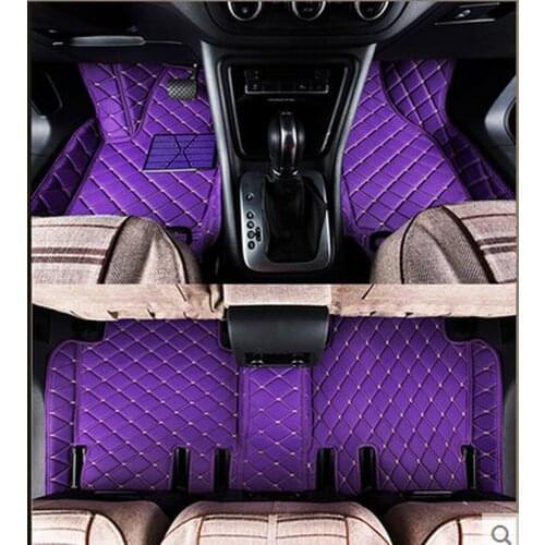 No Odor Full Surrounded Special Car Floor Mats Wear-resisting Non-slip Carpets Waterproof Rugs for Mercedes Benz SLK350 2 Seats