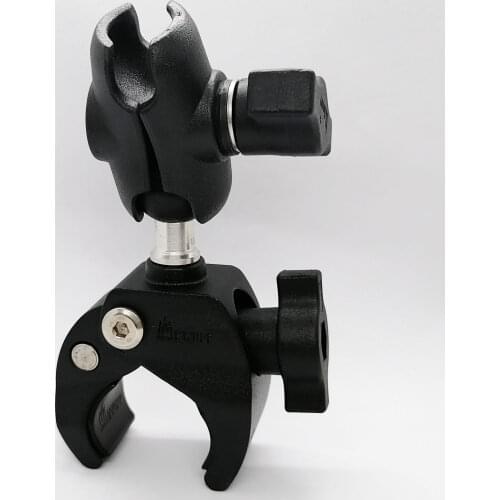Heavy Duty Aluminum Alloy Tough-Claw Rail Mount with 55mm Double Socket Arm