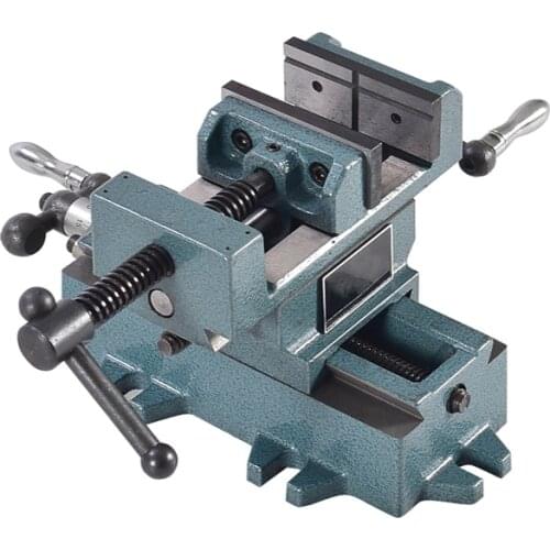 Heavy-duty precision cross-nose pliers bench vise Drilling machine variable milling machine two-way movable vise table