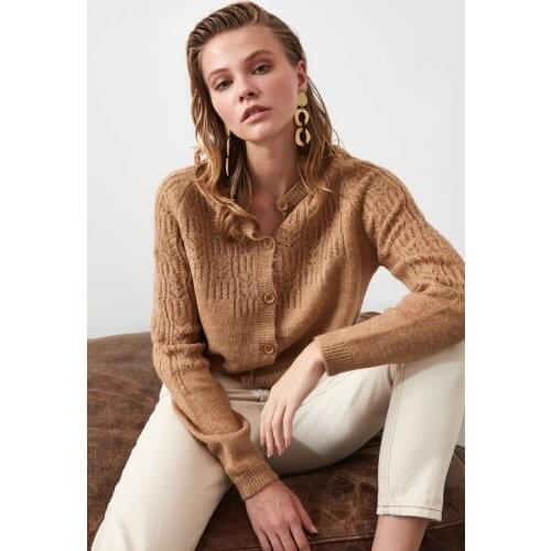 Trendyol Cellular Knitwear Cardigan TWOAW21HI0020
