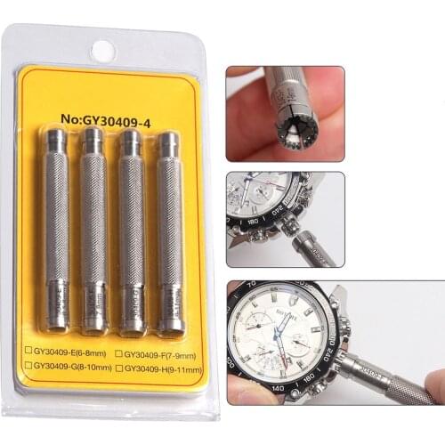 4Pcs Special 6-11mm Wrist watch Hold your head Crown Take it Disassembly Tool Maintenance Tool Repair Tools & Kits
