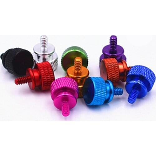 M5x5mm Thumb Knurled Screws Multicolor Hand Twist Bolts Computer Screw 4PCS