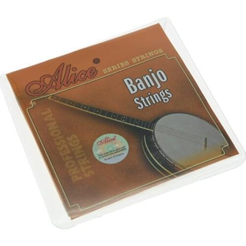 Alice 5 String Banjo Strings Coated Copper Alloy Wound and Plated Steel String