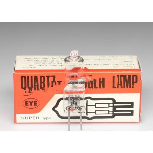 For EYE JC12V50W20H Japan 12V 50W halogen lamp,Iwasaki JC12V50W20H/G2,JC12V50W 20H G2 2000 hours GY6.35 quartz bulb