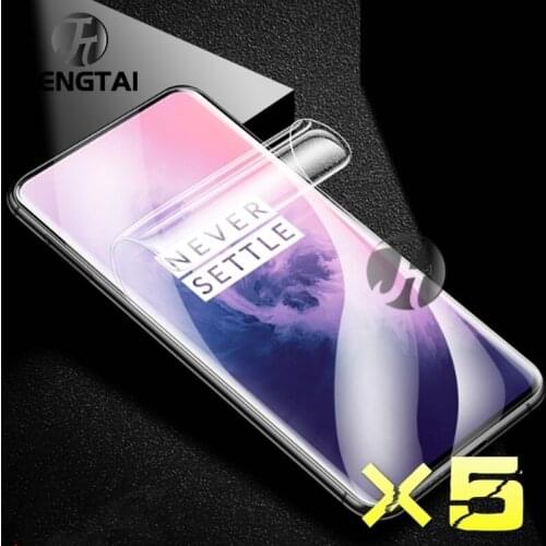 5pcs Hydrogel Film for Oneplus 7/8/7t/6/6t Screen Protector for 1+ 7 6T 8 6 7t pro Screen Protector OnePLus 8/7/7t pro Soft Film
