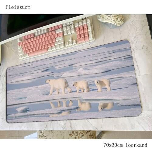 Polar Bear mouse pad gamer 700x300x4mm gaming mousepad New arrival notbook desk mat hot sales padmouse games gamer mats gamepad