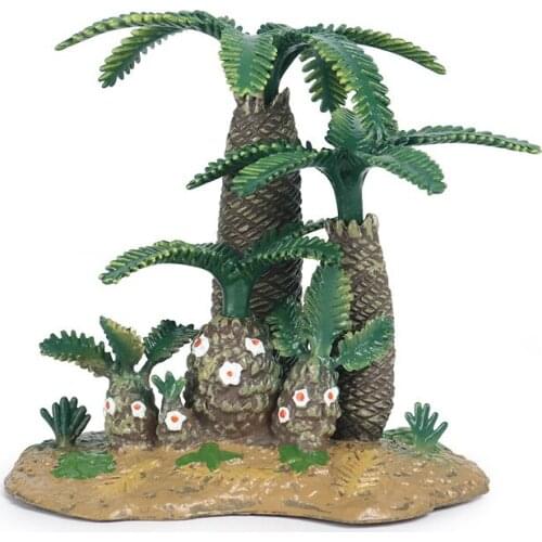 Simulation Plant Scene Model Static Plastic Toy Cycas Wilsonii Tree Plastic Toys