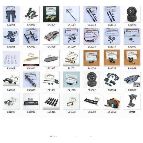 JLB Racing CHEETAH 1/10 Brushless RC Car spare parts Complete accessory set EA1061 EB1002-EA1040