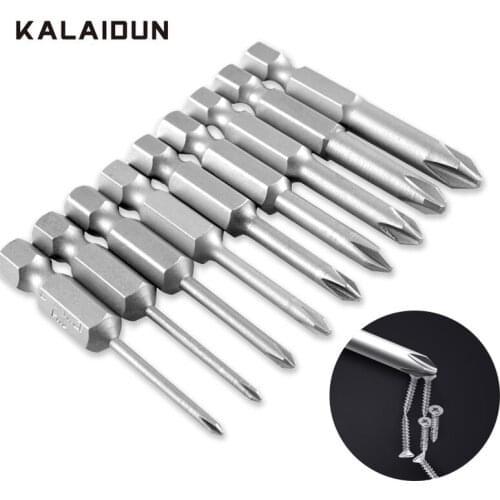 KALAIDUN 13Pcs Screwdriver Bit Set Screwdriver Drill Bits Cross Phillips Magnetic Tamper Proof Screw Driver Bits Hand Tools