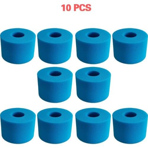 5/10 reusable washable foam filter elements suitable for S1 Intex Pure Spa