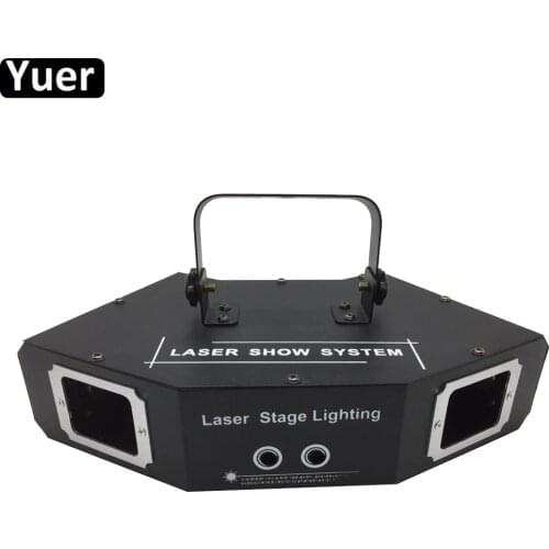 2019 Newest Christmas Party Holiday Four Eyes Sector Laser Light RGB Colorful Aluminum Projector DJ Disco Stage Effect Lighting