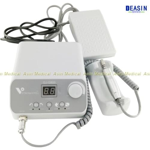 NEW 50,000 RPM Brushless Dental Micromotor Polishing Unit with contra angle + straight handnpiece dental micro motor