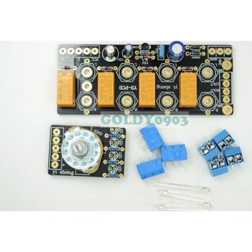 Audio signal Selector Relay Board/ Signal amplifier switching board