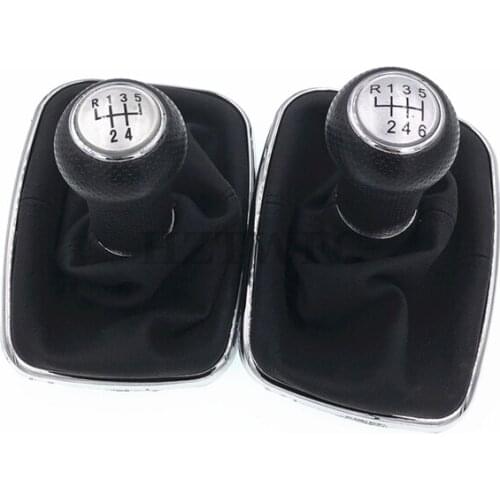 High Quality 5 6 Speed Car Gear Shift Knob Lever Shifter Gaitor Boot For VW 1999-2004 Golf 4 IV MK4 GTI R32 Bora Jetta MT