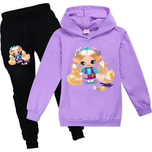 Trinity and beyond Kids Clothes 2021 Clothing Set Cartoon Print Hoodies Pants 2pcs Set Sport Suits