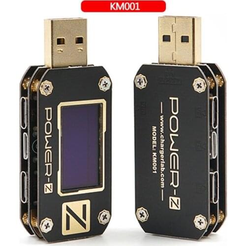 ChargerLAB POWER-Z USB Tester PD Digital Voltage and Current Ripple Dual Type-C KM001 Meter Power Bank Detector
