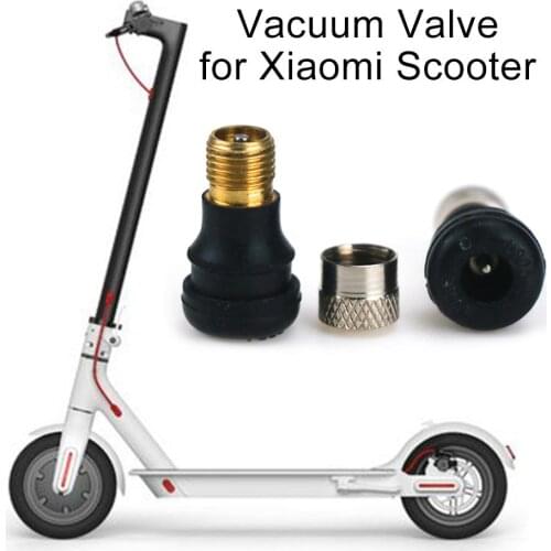 2PCS Electric Scooter Vacuum Valve Front and Rear Wheel Gas Valve Electric Scooter Accessories for Xiaomi M365 Scooter