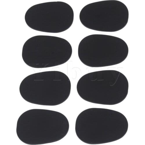 Yibuy 8pcs Black Mouthpiece Patches Pads Cushions Alto/Tenor Saxophone