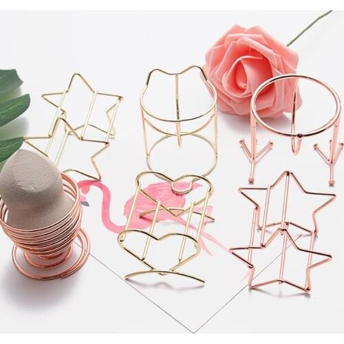 1pc Makeup Sponge Gourd Powder Puff Rack Egg Powder Puff Bracket Box Dryer Organizer Beauty Shelf Holder Tool Dropshipping