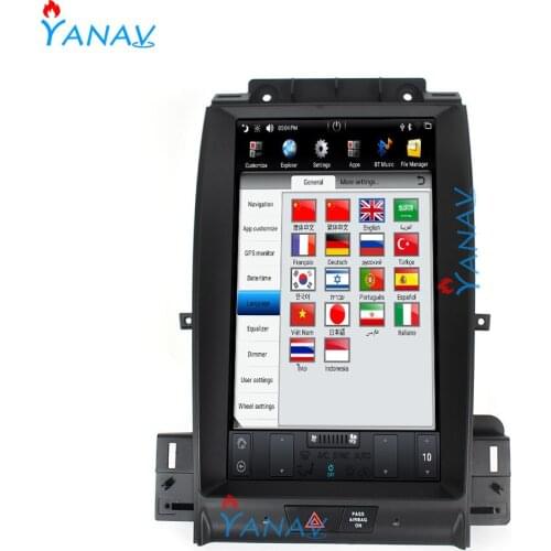 13.3 inch Android car GPS Navigation For-FORD Taurus 2012-2016 Car stereo autoradio Multimedia video vertical screen MP3 Player