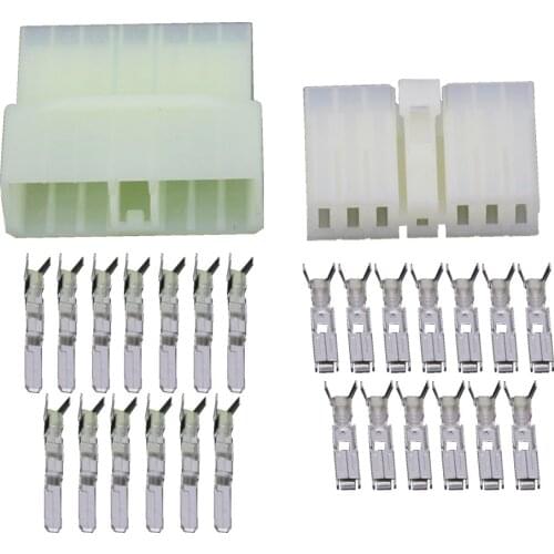 13 Pin plastic parts car connector automotive audio plug with terminal DJ7132-3-11/21, 172498-1 13P