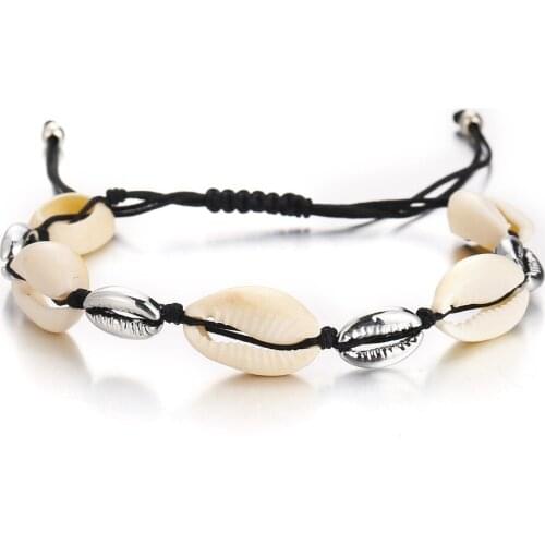 2019 Hawaiian Natural Shell Braided Bracelet Bohemia Gift For Women Men Beach Fashion Jewelry Bracelets Easter