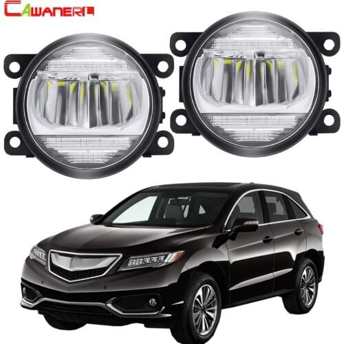 2in1 Fog Light Assembly Daytime Running Lamp Car Front Bumper LED Fog Light DRL 12V For Acura RDX 2010 2011 2012 2013 2014 2015