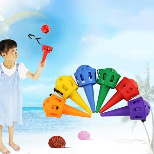 4Pcs Throw Catch Ball Cup Game Outdoor Indoor Sports Parent Kids Interactive Toy