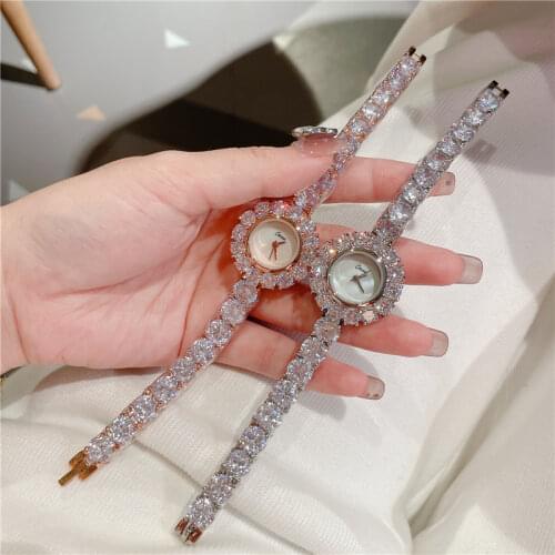 Cacaxi Hight Qualtiy Zircon Elements Leaf Austrian Crystal Bracelet Watch for Wedding Party Fashion Jewelry Made with Wholesale