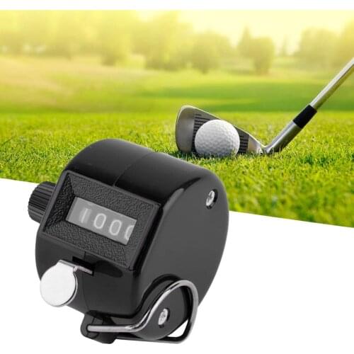 Digital Hand Tally Counter 4 Digit Number Hand Held Tally Counter Manual Counting Golf Clicker Training Counter Tally Clicker