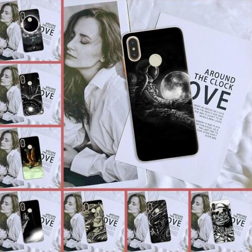 For Xiaomi MI A1 A2 Lite Mi5 Mi6 Mi8 Case Silicone Space Skull Astronaut Soft Back Cover For Xiaomi Mi 5 5C 5S 5X 6 6X Plus 8 SE