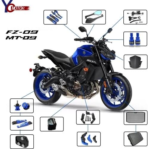 For Yamaha FZ-09 mt-09 MT-09 SP Motorcycle Brake clutch lever hand grips 2014-2019 mt09 FZ 09 FZ09 Radiator Grille Guard Cover