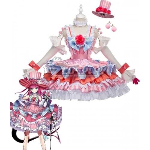 Fate Grand Order Fate EXTRA CCC Lancer Elizabeth Bathory Pink Dress Girls Halloween Adult Party Gift Cosplay Costume E001