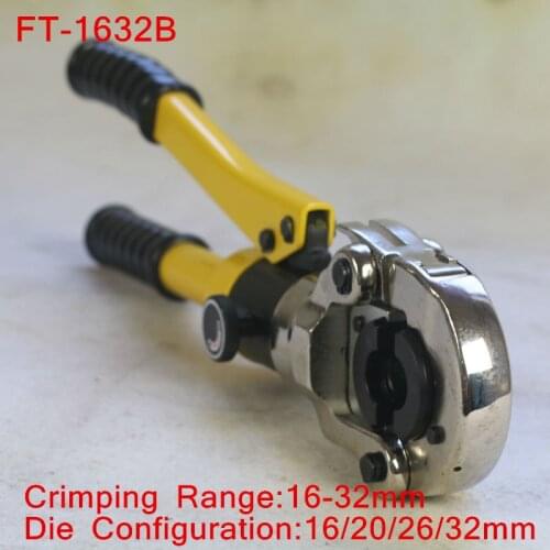 Hydraulic Fitting Tool FT-1632B for PEX Pipe Fittings PB Pipe Copper AL Connecting Range 16-32mm