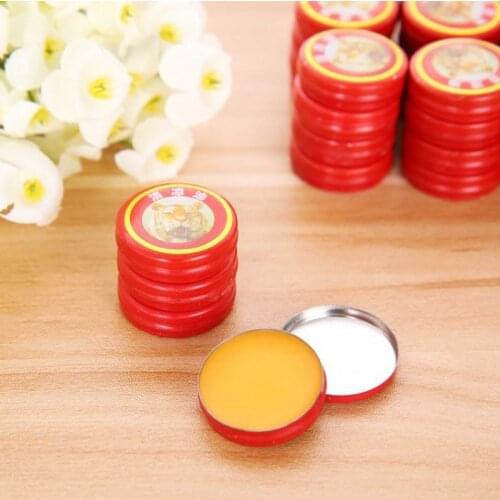 Red Cooling Oil Mint Refreshing Oil Relief Headache Chinese Herbal Medicine Ointment for Headache Dizziness Insect Sting