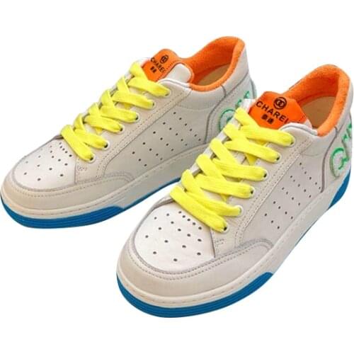 Mens and womens original French Design Summer flat sports shoes fashion student leisure white leather high quality shoes new