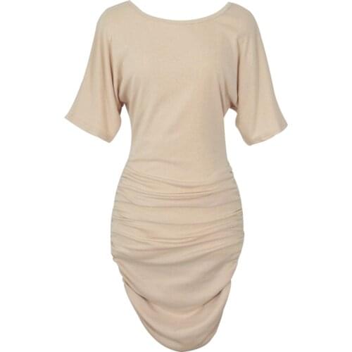 New Summer Dress Girls Boho Evening Female Vintage Dress Party Oversize Short Sleeve Women Dresses Robe Vestido Bodycon Slim Sex