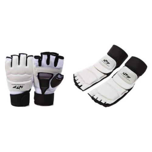 New XS-XXL Size Pro Taekwondo Gloves Sparring Hand Foot Protector Cover Boxing Gloves Karate Taekwondo Clothes Brace Protection