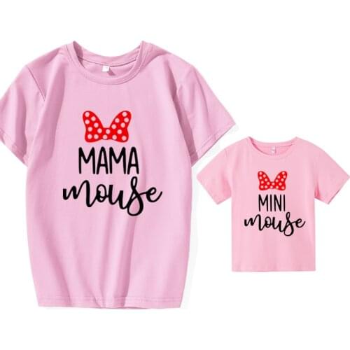 Family matching clothes mother father daughter son kids baby T-shirt Parent-child Red Letter Print T-shirt Short Sleeve Tops bab