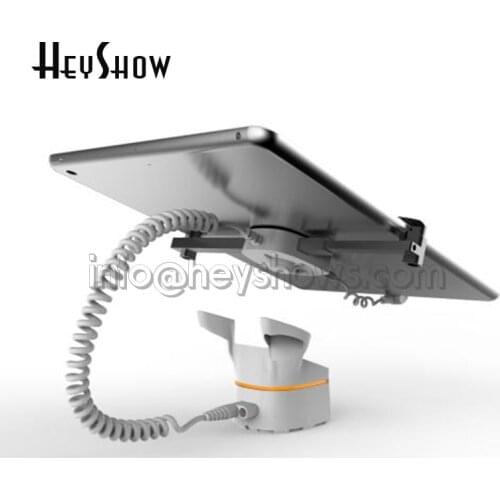 Ipad Security Burglar Alarm Display Stand Tablet Anti Theft Holder With Flexible Claw Charging For Xiaomi Huawei Apple Samsung