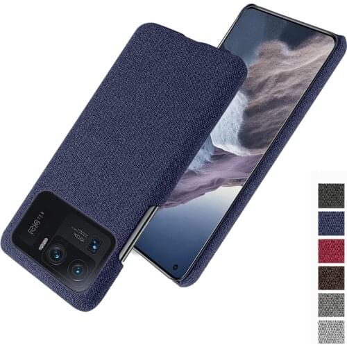 Luxury Febric Antiskid Cover For Xiaomi Mi 11 Ultra 11i 11X Pro Funda Cloth Texture Fit Case For Xiomi Mi 11 Lite Mi11 i Coque
